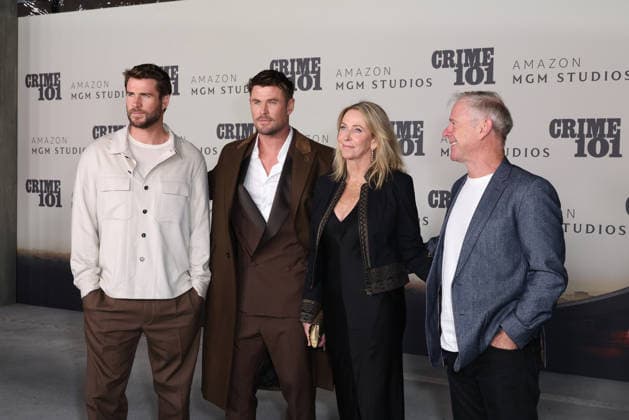 World Premiere Of Amazon MGM Studios Crime 101 in Los Angeles, 10 February 2026 Liam Hemsworth, Chris Hemsworth and guest at the World Premiere Of Amazon MGM Studios Crime 101 held at The United Theater on Broadway at STILE Downtown Los Angeles by Kasa in Los Angeles, California, United States on 10 February 2026., Credit:Xavier Collin Avalon USA, California, Los Angeles  Copyright: xXavierxCollinx xAvalonx 1073884214