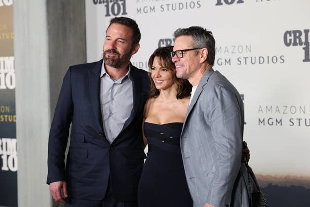 World Premiere Of Amazon MGM Studios Crime 101 in Los Angeles, 10 February 2026 Ben Affleck, guest and Matt Damon at the World Premiere Of Amazon MGM Studios Crime 101 held at The United Theater on Broadway at STILE Downtown Los Angeles by Kasa in Los Angeles, California, United States on 10 February 2026., Credit:Xavier Collin Avalon USA, California, Los Angeles  Copyright: xXavierxCollinx xAvalonx 1073887409