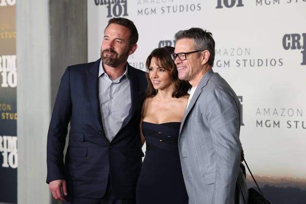 World Premiere Of Amazon MGM Studios Crime 101 in Los Angeles, 10 February 2026 Ben Affleck, guest and Matt Damon at the World Premiere Of Amazon MGM Studios Crime 101 held at The United Theater on Broadway at STILE Downtown Los Angeles by Kasa in Los Angeles, California, United States on 10 February 2026., Credit:Xavier Collin Avalon USA, California, Los Angeles  Copyright: xXavierxCollinx xAvalonx 1073887416