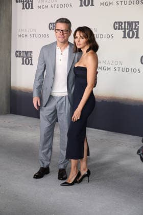 World Premiere Of Amazon MGM Studios Crime 101 in Los Angeles, 10 February 2026 Matt Damon and guest at the World Premiere Of Amazon MGM Studios Crime 101 held at The United Theater on Broadway at STILE Downtown Los Angeles by Kasa in Los Angeles, California, United States on 10 February 2026., Credit:Xavier Collin Avalon USA, California, Los Angeles  Copyright: xXavierxCollinx xAvalonx 1073889606