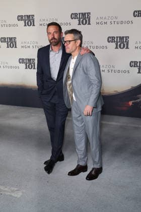 World Premiere Of Amazon MGM Studios Crime 101 in Los Angeles, 10 February 2026 Ben Affleck and Matt Damon at the World Premiere Of Amazon MGM Studios Crime 101 held at The United Theater on Broadway at STILE Downtown Los Angeles by Kasa in Los Angeles, California, United States on 10 February 2026., Credit:Xavier Collin Avalon USA, California, Los Angeles  Copyright: xXavierxCollinx xAvalonx 1073889311