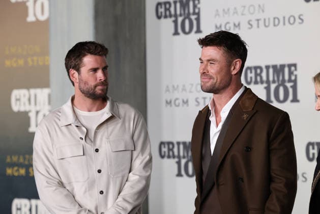 World Premiere Of Amazon MGM Studios Crime 101 in Los Angeles, 10 February 2026 Liam Hemsworth and Chris Hemsworth at the World Premiere Of Amazon MGM Studios Crime 101 held at The United Theater on Broadway at STILE Downtown Los Angeles by Kasa in Los Angeles, California, United States on 10 February 2026., Credit:Xavier Collin Avalon USA, California, Los Angeles  Copyright: xXavierxCollinx xAvalonx 1073889701