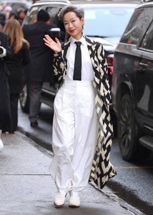 Celebs At The Ralph Lauren Fashion Show - NYC Cecilia Yip attends the Ralph Lauren show during the New York Fashion Week in NY on February 10, 2026. Photo by Charles Guerin ABACAPRESS.COM New York NY  Copyright: xGuerinxCharles ABACAx