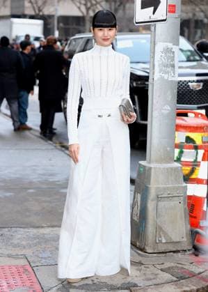 Celebs At The Ralph Lauren Fashion Show - NYC Kiko Inagaki attends the Ralph Lauren show during the New York Fashion Week in NY on February 10, 2026. Photo by Charles Guerin ABACAPRESS.COM New York NY  Copyright: xGuerinxCharles ABACAx