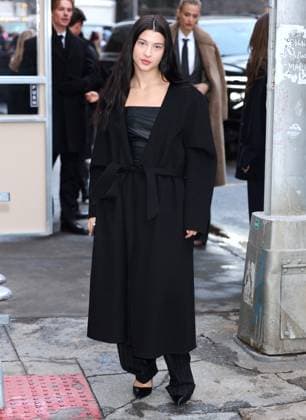 Celebs At The Ralph Lauren Fashion Show - NYC Phoebe Gates attends the Ralph Lauren show during the New York Fashion Week in NY on February 10, 2026. Photo by Charles Guerin ABACAPRESS.COM New York NY  Copyright: xGuerinxCharles ABACAx