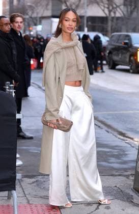 Celebs At The Ralph Lauren Fashion Show - NYC Joan Smalls attends the Ralph Lauren show during the New York Fashion Week in NY on February 10, 2026. Photo by Charles Guerin ABACAPRESS.COM New York NY  Copyright: xGuerinxCharles ABACAx