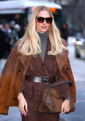 Celebs At The Ralph Lauren Fashion Show - NYC Leonie Hanne attends the Ralph Lauren show during the New York Fashion Week in NY on February 10, 2026. Photo by Charles Guerin ABACAPRESS.COM New York NY  Copyright: xGuerinxCharles ABACAx