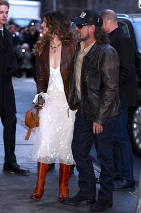 Celebs At The Ralph Lauren Fashion Show - NYC Lana del Rey and Jeremy Dufrene attend the Ralph Lauren show during the New York Fashion Week in NY on February 10, 2026. Photo by Charles Guerin ABACAPRESS.COM New York NY  Copyright: xGuerinxCharles ABACAx