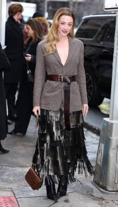 Celebs At The Ralph Lauren Fashion Show - NYC Lili Reinhart attends the Ralph Lauren show during the New York Fashion Week in NY on February 10, 2026. Photo by Charles Guerin ABACAPRESS.COM New York NY  Copyright: xGuerinxCharles ABACAx