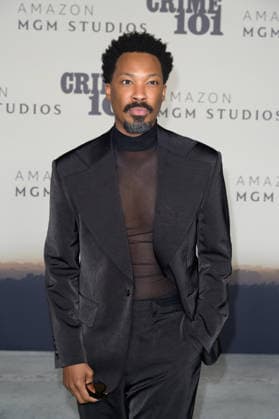 Crime 101 Premiere - Los Angeles, USA LOS ANGELES, USA. February 10, 2026: Corey Hawkins at the premiere for Crime 101 at the United Theatre. Los Angeles CA USA  Copyright: xPaulxSmith Featureflashx