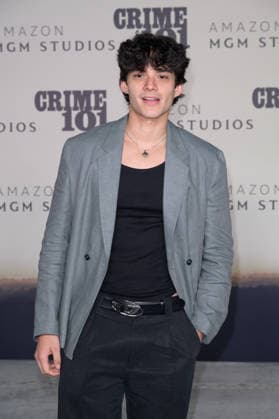 Crime 101 Premiere - Los Angeles, USA LOS ANGELES, USA. February 10, 2026: Gabriel Almeida at the premiere for Crime 101 at the United Theatre. Los Angeles CA USA  Copyright: xPaulxSmith Featureflashx