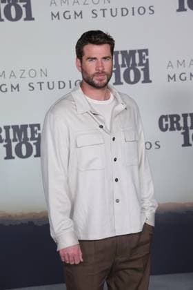 LOS ANGELES, CALIFORNIA FEBRUARY 10 Liam Hemsworth at the world premiere of Amazon MGM Studios Crime 101 at The United Theater on Broadway on February 10, 2026 in Los Angeles, California Credit AdMedia 452944 2026 02 10  Copyright: xAdMediax STAR_452944_062