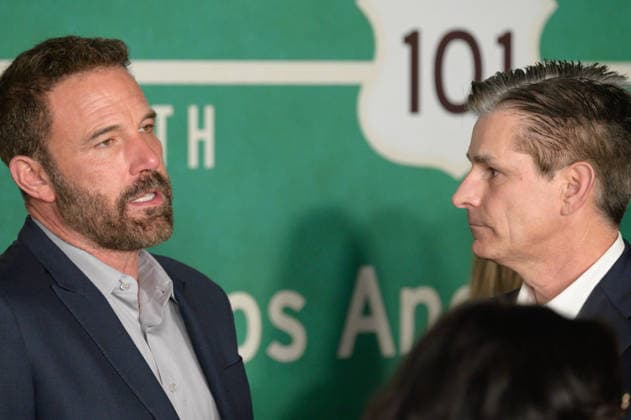LOS ANGELES, USA February 10, 2026 Ben Affleck Mike Hopkins at the premiere for Crime 101 at the United Theatre Picture Paul Smith Featureflash 452949 2026 02 10 CA Los Angeles  Copyright: xPaulxSmithx xFeaturesxFlashx xStarfacex STAR_452949_003