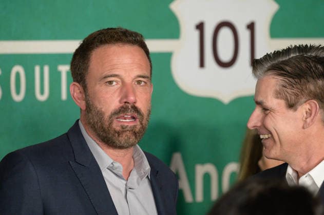 LOS ANGELES, USA February 10, 2026 Ben Affleck Mike Hopkins at the premiere for Crime 101 at the United Theatre Picture Paul Smith Featureflash 452949 2026 02 10 CA Los Angeles  Copyright: xPaulxSmithx xFeaturesxFlashx xStarfacex STAR_452949_004