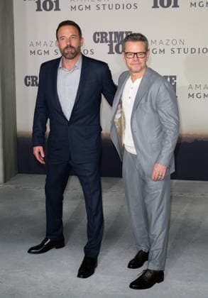 LOS ANGELES, USA February 10, 2026 Ben Affleck Matt Damon at the premiere for Crime 101 at the United Theatre Picture Paul Smith Featureflash 452949 2026 02 10 CA Los Angeles  Copyright: xPaulxSmithx xFeaturesxFlashx xStarfacex STAR_452949_018