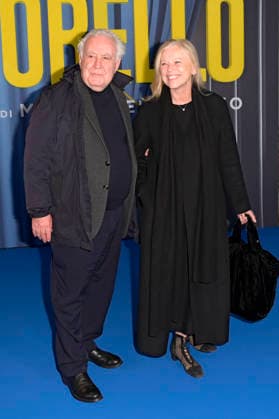 Michele Santoro with wife Sanja PodgaJski at the premiere of the HBO Max series Portobello at Space Cinema Moderno Rome, 10 02 2026 Foto:xA.xM.xTinghinox xFuturexImagex portobello_6244