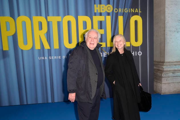 Michele Santoro with wife Sanja PodgaJski at the premiere of the HBO Max series Portobello at Space Cinema Moderno Rome, 10 02 2026 Foto:xA.xM.xTinghinox xFuturexImagex portobello_6246