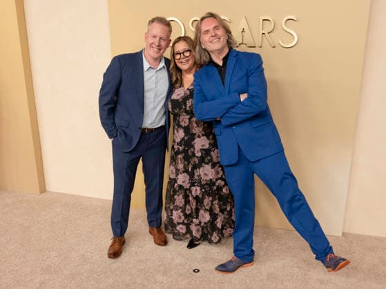 February 10, 2026, Beverly Hills, California, USA: JARED BUSH, YVETT MERINO and BYRON HOWARD attend the 98th Oscars Nominees Luncheon. Beverly Hills USA  - ZUMAb173 20260210_aap_b173_156 Copyright: xBillyxBennightx