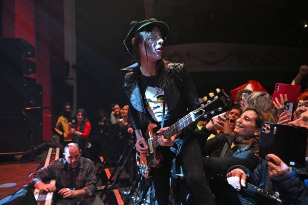 Lucio Corsi performing at Shepherd™s Bush Empire LONDON, ENGLAND - FEBRUARY 10: Lucio Corsi performing at Shepherd™s Bush Empire on February 10, 2026 in London, England. CAP MAR MAR Great Britain Copyright: xMartinxHarris CapitalxPicturesx