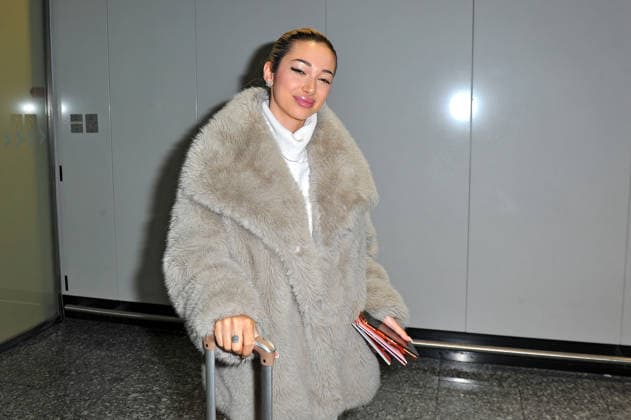 RTL Dschungelcamp 2026 Ariel on the occasion of the arrival of the candidates of the RTL program Ich bin ein Star holt mich hier raus from the Jungle Camp 2026 in Australia on 11 02 2026 at Frankfurt Main Airport 20260211MWI109569