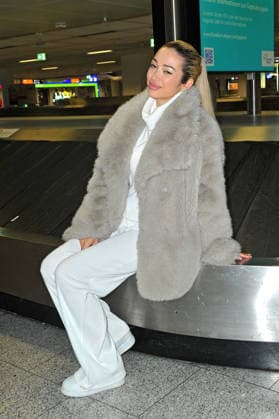 RTL Dschungelcamp 2026 Ariel on the occasion of the arrival of the candidates of the RTL program Ich bin ein Star holt mich hier raus from the Jungle Camp 2026 in Australia on 11 02 2026 at Frankfurt Main Airport 20260211MWI109592