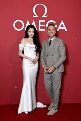 Guan Xiaotong Raynald Aeschlimann Photocall for the White Winter party at Omega House during the Milan Cortina 2026 Winter Olympics, in Milan, Italy on February 10, 2026 Photocall for the White Winter party at Omega House during the Milan Cortina 2026 Winter Olympics, in Milan, Italy on February 10, 2026 Italie  Copyright: xMassimilianoxMontigellix xSGPx xBestimagexMassimilianoxMontigellix xSGPx xBestimagex