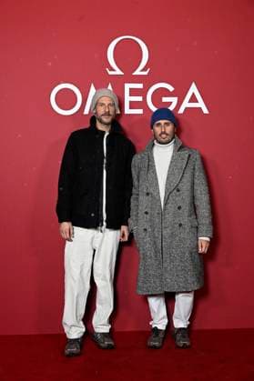 Stefano Tei Federico Santamaria Photocall for the White Winter party at Omega House during the Milan Cortina 2026 Winter Olympics, in Milan, Italy on February 10, 2026 Photocall for the White Winter party at Omega House during the Milan Cortina 2026 Winter Olympics, in Milan, Italy on February 10, 2026 Italie  Copyright: xMassimilianoxMontigellix xSGPx xBestimagexMassimilianoxMontigellix xSGPx xBestimagex