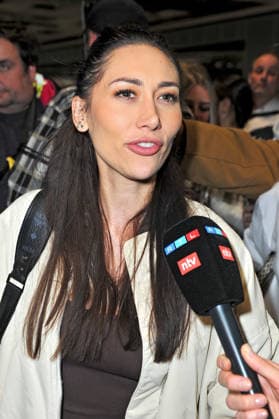 RTL Dschungelcamp 2026 Samira Yavuz on the occasion of the arrival of the candidates of the RTL program Ich bin ein Star holt mich hier raus from the Jungle Camp 2026 in Australia on 11 02 2026 at Frankfurt Main Airport 20260211MWI109831