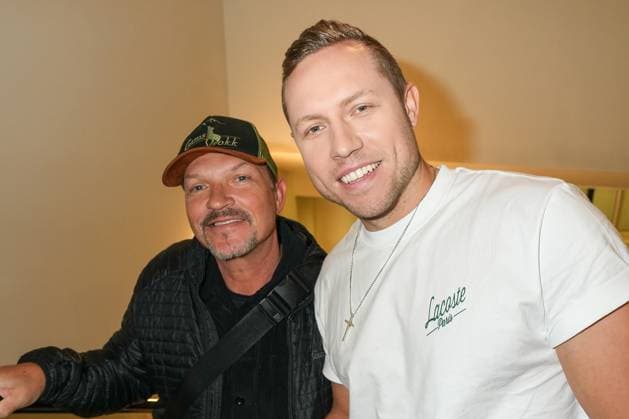 RTL Dschungelcamp Frankfurt 2026 Hardy Krüger and Patrick Romer at the return of the jungle camp candidates of the RTL reality TV show Ich bin ein Star - Holt mich hier raus aus Australien on 11 02 2026 at Frankfurt Airport Frankfurt am Main Frankfurt Airport Hessen