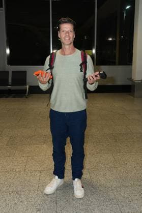 RTL Dschungelcamp Frankfurt 2026 Stephen Du rr at the return of the jungle camp candidates of the RTL reality TV show Ich bin ein Star - Holt mich hier raus aus Australien on 11 02 2026 at Frankfurt Airport Frankfurt am Main Frankfurt Airport Hessen