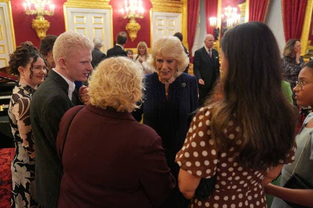 Queen Camilla hosts The Amber Trust reception Queen Camilla meets guests after a musical performance from members of The Amber Trust before a reception to celebrate 30 years of the charity, which provides musical opportunities for blind and partially sighted children, including children with more complex needs, at St James Palace, London. Picture date: Tuesday February 10, 2026., Credit:Yui Mok Avalon UK, London  Copyright: xYuixMokx xAvalonx 1073948596