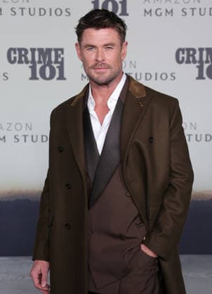 World Premiere Of Amazon MGM Studios Crime 101 10 February, 2026 - Los Angeles, California - Chris Hemsworth. World Premiere Of Amazon MGM Studios Crime 101 held at The United Theater on Broadway, in Los Angeles. Photo Credit: AdMedia Los Angeles CA United States EDITORIAL USE ONLY  Copyright: xx ADx admphotostwo967778