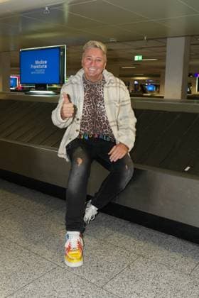 RTL Dschungelcamp Frankfurt 2026 Hubert Fella at the return of the jungle camp candidates of the RTL reality TV show Ich bin ein Star - Holt mich hier raus aus Australien on 11 02 2026 at Frankfurt Airport Frankfurt am Main Frankfurt Airport Hessen