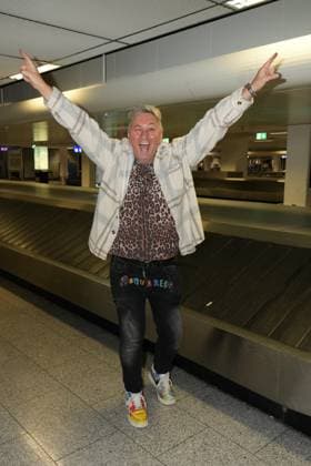 RTL Dschungelcamp Frankfurt 2026 Hubert Fella at the return of the jungle camp candidates of the RTL reality TV show Ich bin ein Star - Holt mich hier raus aus Australien on 11 02 2026 at Frankfurt Airport Frankfurt am Main Frankfurt Airport Hessen