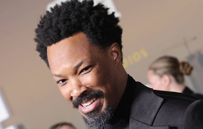 10 February, 2026 - Los Angeles, California -Corey Hawkins. World Premiere Of Amazon MGM Studios Crime 101 held at The United Theater on Broadway, in Los Angeles. Los Angeles USA  - ZUMAa123 20260210_zaa_a123_170 Copyright: xADx