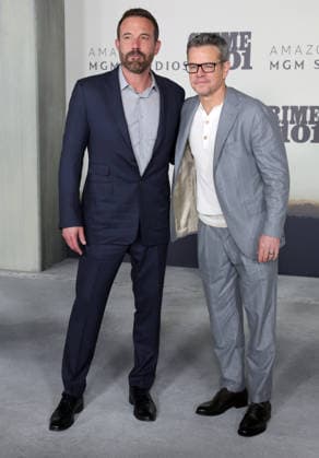 10 February, 2026 - Los Angeles, California -Ben Affleck, Matt Damoni. World Premiere Of Amazon MGM Studios Crime 101 held at The United Theater on Broadway, in Los Angeles. Los Angeles USA - ZUMAa123 20260210_zaa_a123_135 Copyright: xADx