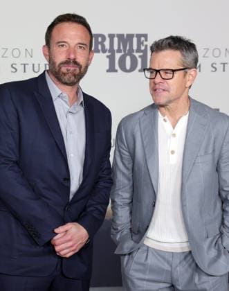 10 February, 2026 - Los Angeles, California -Ben Affleck, Matt Damoni. World Premiere Of Amazon MGM Studios Crime 101 held at The United Theater on Broadway, in Los Angeles. Los Angeles USA - ZUMAa123 20260210_zaa_a123_141 Copyright: xADx