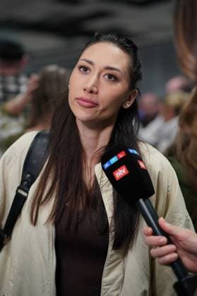 RTL Dschungelcamp Frankfurt 2026 Samira Yavuz at the return of the jungle camp candidates of the RTL reality TV show Ich bin ein Star - Holt mich hier raus aus Australien on 11 02 2026 at Frankfurt Airport Frankfurt am Main Frankfurt Airport Hessen