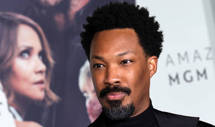 10 February, 2026 - Los Angeles, California -Corey Hawkins. World Premiere Of Amazon MGM Studios Crime 101 held at The United Theater on Broadway, in Los Angeles. Los Angeles USA  - ZUMAa123 20260210_zaa_a123_204 Copyright: xADx