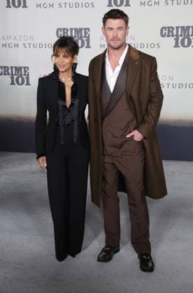 10 February, 2026 - Los Angeles, California -Halle Berry, Chris Hemsworth. World Premiere Of Amazon MGM Studios Crime 101 held at The United Theater on Broadway, in Los Angeles. Los Angeles USA  - ZUMAa123 20260210_zaa_a123_209 Copyright: xADx