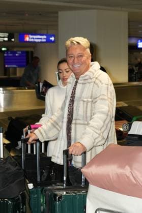 RTL Dschungelcamp Frankfurt 2026 Hubert Fella at the return of the jungle camp candidates of the RTL reality TV show Ich bin ein Star - Holt mich hier raus aus Australien on 11 02 2026 at Frankfurt Airport Frankfurt am Main Frankfurt Airport Hessen