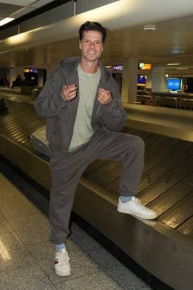 RTL Dschungelcamp Frankfurt 2026 Stephen Du rr at the return of the jungle camp candidates of the RTL reality TV show Ich bin ein Star - Holt mich hier raus aus Australien on 11 02 2026 at Frankfurt Airport Frankfurt am Main Frankfurt Airport Hessen
