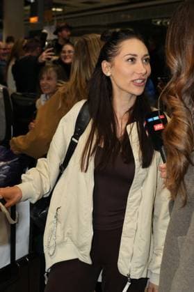 RTL Dschungelcamp Frankfurt 2026 Samira Yavuz at the return of the jungle camp candidates of the RTL reality TV show Ich bin ein Star - Holt mich hier raus aus Australien on 11 02 2026 at Frankfurt Airport Frankfurt am Main Frankfurt Airport Hessen