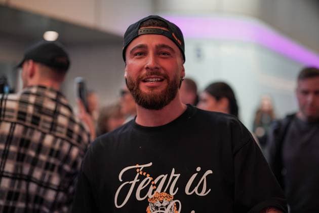 RTL Dschungelcamp Frankfurt 2026 Umut Tekin at the return of the jungle camp candidates of the RTL reality TV show Ich bin ein Star - Holt mich hier raus aus Australien on 11 02 2026 at Frankfurt Airport Frankfurt am Main Frankfurt Airport Hessen