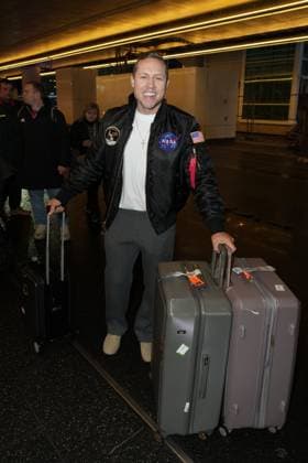 RTL Dschungelcamp Frankfurt 2026 Patrick Romer at the return of the jungle camp candidates of the RTL reality TV show Ich bin ein Star - Holt mich hier raus aus Australien on 11 02 2026 at Frankfurt Airport Frankfurt am Main Frankfurt Airport Hessen