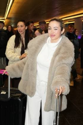 RTL Dschungelcamp Frankfurt 2026 Ariel Hediger at the return of the jungle camp candidates of the RTL reality TV show Ich bin ein Star - Holt mich hier raus aus Australien on 11 02 2026 at Frankfurt Airport Frankfurt am Main Frankfurt Airport Hessen