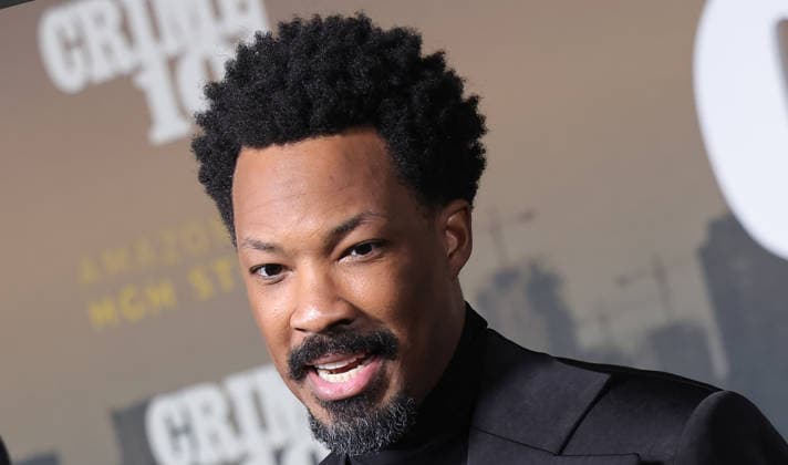 10 February, 2026 - Los Angeles, California -Corey Hawkins. World Premiere Of Amazon MGM Studios Crime 101 held at The United Theater on Broadway, in Los Angeles. Los Angeles USA - ZUMAa123 20260210_zaa_a123_192 Copyright: xADx