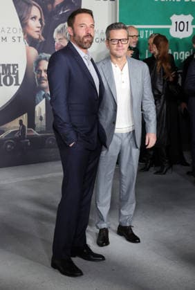 10 February, 2026 - Los Angeles, California -Ben Affleck, Matt Damoni. World Premiere Of Amazon MGM Studios Crime 101 held at The United Theater on Broadway, in Los Angeles. Los Angeles USA - ZUMAa123 20260210_zaa_a123_194 Copyright: xADx