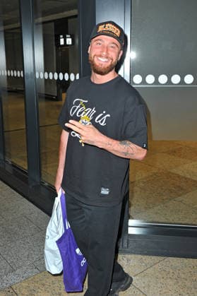 RTL Dschungelcamp 2026 Umut Tekin on the occasion of the arrival of the candidates of the RTL program Ich bin ein Star holt mich hier raus from the Jungle Camp 2026 in Australia on 11 02 2026 at Frankfurt Main Airport 20260211MWI109558