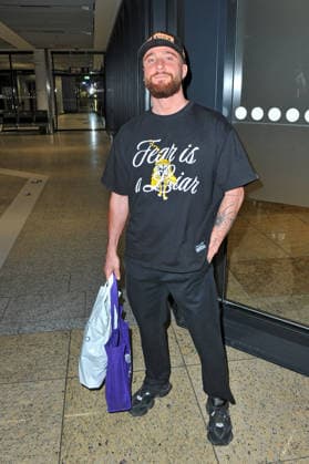 RTL Dschungelcamp 2026 Umut Tekin on the occasion of the arrival of the candidates of the RTL program Ich bin ein Star holt mich hier raus from the Jungle Camp 2026 in Australia on 11 02 2026 at Frankfurt Main Airport 20260211MWI109562